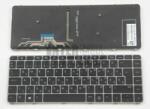 HP EliteBook Folio 1040 G3 series háttérvilágítással (backlit) fekete magyar (HU) laptop/notebook billentyűzet