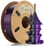 Eryone Silk PLA Dual Color selyemfényű fekete és lila (black & purple) 3D nyomtató Filament 1.75mm, 1kg/tekercs