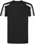 Just Cool Tricou sport copii Contrast Cool T - Neagră / albă | 3-4 ani (JC003J-1000077965)