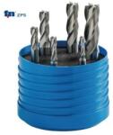ZPS Ujjmaró készlet, 4 élű, 6 részes, HSS-E-Co8, 4-12 mm Weldon (120518.SET4-12)