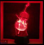 Love & Lights Cselló mintás lámpa