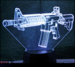 Love & Lights Automata fegyver mintás 3D illúzió lámpa