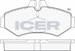 ICER fékbetétkészlet, tárcsafék ICER 141289