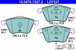 ATE fékbetétkészlet, tárcsafék ATE 13.0470-7227.2 (13.0470-7227.2)