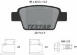 TEXTAR fékbetétkészlet, tárcsafék TEXTAR 2371401 (2371401)