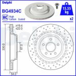 DELPHI Tarcza Ham. Mercedes M W166 11- Tyl (bg4934c)