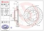 BREMBO féktárcsa BREMBO 09. D617.1X (09.D617.1X)