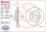 BREMBO féktárcsa BREMBO 09. C545.11 (09.C545.11)
