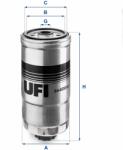 UFI Üzemanyagszűrő UFI 24.408. 00