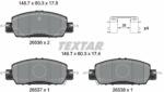 TEXTAR fékbetétkészlet, tárcsafék TEXTAR 2653601 (2653601)