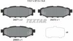 TEXTAR fékbetétkészlet, tárcsafék TEXTAR 2427101 (2427101)
