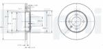 DELPHI Tarcza Ham. Vw Passat (bg2454)