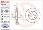 BREMBO féktárcsa BREMBO 09. D607.11 (09.D607.11)