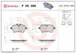 BREMBO fékbetétkészlet, tárcsafék BREMBO P 06 086 (P 06 086)
