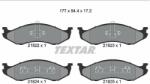 TEXTAR fékbetétkészlet, tárcsafék TEXTAR 2182202 (2182202)
