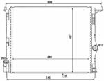 NRF hűtő, motorhűtés NRF 53069A (53069A)