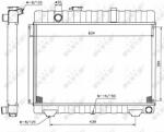 NRF hűtő, motorhűtés NRF 504236 (504236)