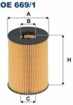 FILTRON olajszűrő FILTRON OE 669/1 (OE 669/1)
