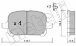 METELLI fékbetétkészlet, tárcsafék METELLI 22-0429-0