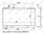 NRF hűtő, motorhűtés NRF 56063 (56063)