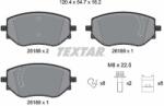 TEXTAR fékbetétkészlet, tárcsafék TEXTAR 2618801 (2618801)