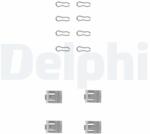 DELPHI tartozékkészlet, tárcsafékbetét DELPHI LX0075 (LX0075)
