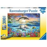 Ravensburger Puzzle Ravensburger XXL - Paradisul delfinilor, 300 piese (4005556128952) Joc de societate