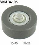 SKF Szíjtárcsa/vezetőgörgő, hosszbordás szíj SKF VKM 34106 (VKM 34106)