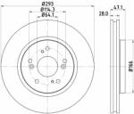 Hella Pagid féktárcsa HELLA PAGID 8DD 355 115-941