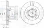 DELPHI féktárcsa DELPHI BG3378 (BG3378)