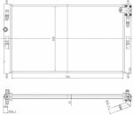 NRF hűtő, motorhűtés NRF 550023 (550023)