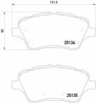 BREMBO fékbetétkészlet, tárcsafék BREMBO P 24 151X (P 24 151X)