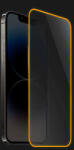 Picasee 3x Keményített védőfólia a sötétben világító kerettel mobiltelefonokra Samsung Galaxy A40 A405F - Narancssárga
