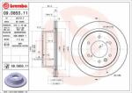BREMBO féktárcsa BREMBO 09. D853.11 (09.D853.11)