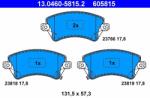 ATE fékbetétkészlet, tárcsafék ATE 13.0460-5815.2