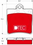 TRW fékbetétkészlet, tárcsafék TRW GDB1335DTE (GDB1335DTE)