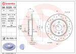BREMBO féktárcsa BREMBO 08. D225.1X (08.D225.1X)