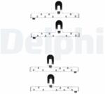 DELPHI tartozékkészlet, tárcsafékbetét DELPHI LX0071