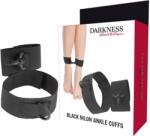 Darkness Catuse Darkness Black Nylon Ankle Cuffs