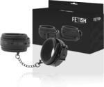 Fetish Submissive Bondage Catuse Fetish Submissive Vegan Leather Ankle Cuffs With Noprene Lining