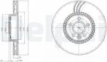 DELPHI Tarcza Ham. Volvo S80 Ii (bg4123)