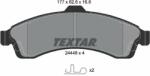 TEXTAR fékbetétkészlet, tárcsafék TEXTAR 2444801 (2444801)