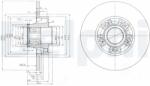 DELPHI Tarcza Ham. Z Loz. Renault Trafic 01- (bg9031rs)