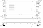 NRF hűtő, motorhűtés NRF 550004 (550004)