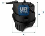 UFI Üzemanyagszűrő UFI 24.343. 00 (24.343.00)