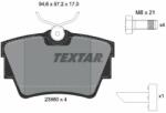 TEXTAR fékbetétkészlet, tárcsafék TEXTAR 2398001