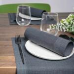 Mapelor Textúrált szalvéta 40x40 cm 50 lap/csomag - Hilo fekete