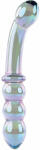 Gender X Stimulator Din Sticla cu Doua Capete Gender X Lustrous Galaxy Dildo