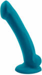 Blush Novelties Dildo din Silicon cu Ventuză Blush Temptasia Reina Teal Dildo