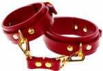 TABOOM Manșete pentru Glezne Taboom Bondage Red Faux Leather